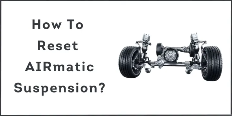 How To Reset AIRmatic Suspension in w211, w220, w221?