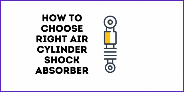 How to Choose the Right Air Cylinder Shock Absorber?