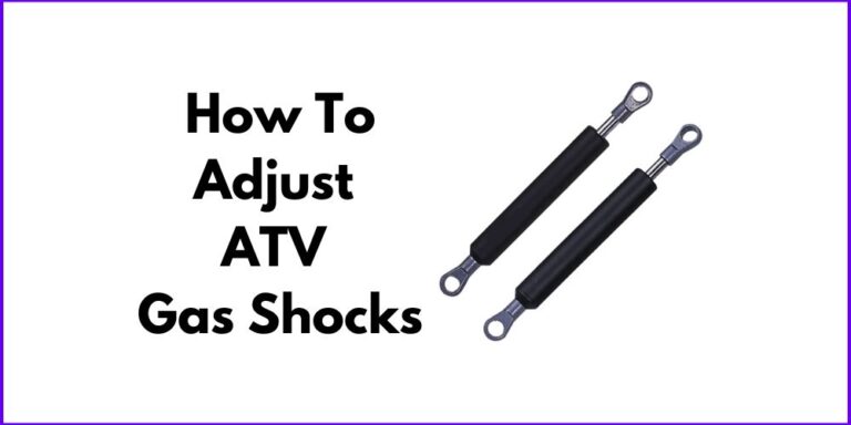 How To Adjust ATV Gas Shocks