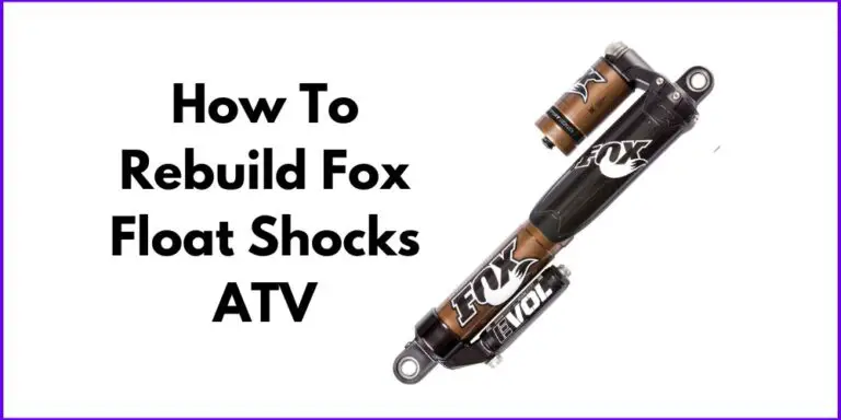 How To Rebuild Fox Float Shocks ATV