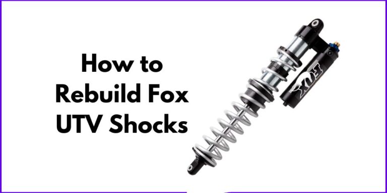 How to Rebuild Fox UTV Shocks