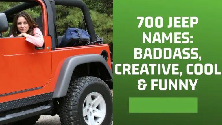 700 Jeep Names: Badass, Creative, Cool & Funny