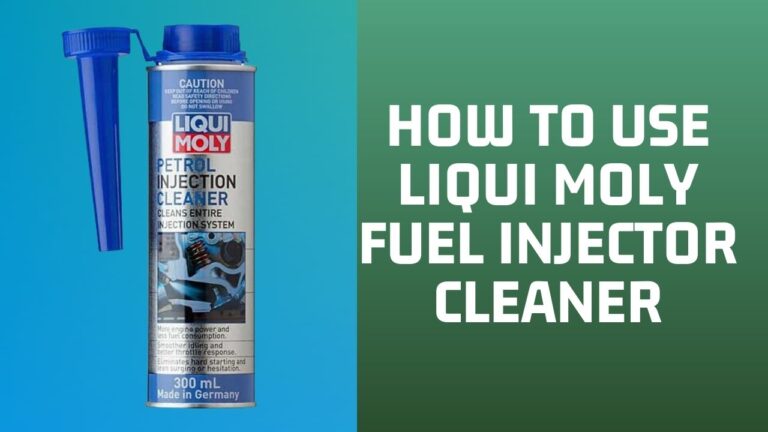 Here’s How to Use Liqui Moly Fuel Injector Cleaner