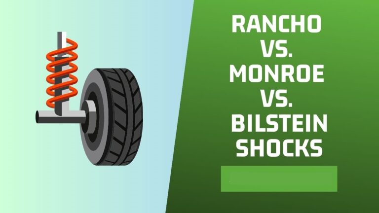 Rancho vs. Monroe vs. Bilstein: Which Shocks are Best for Your Vehicle?