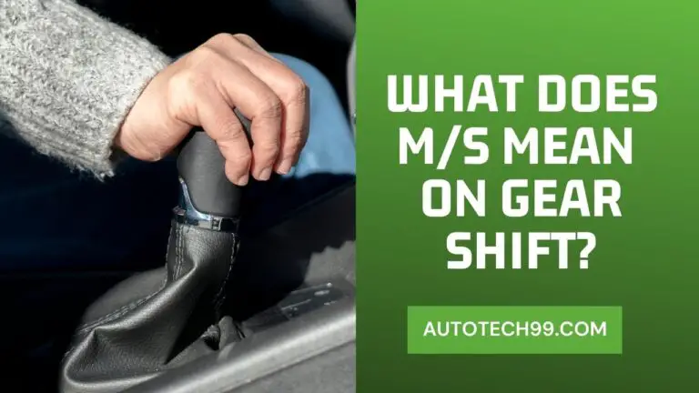 What Does M/S Mean On Gear Shift?