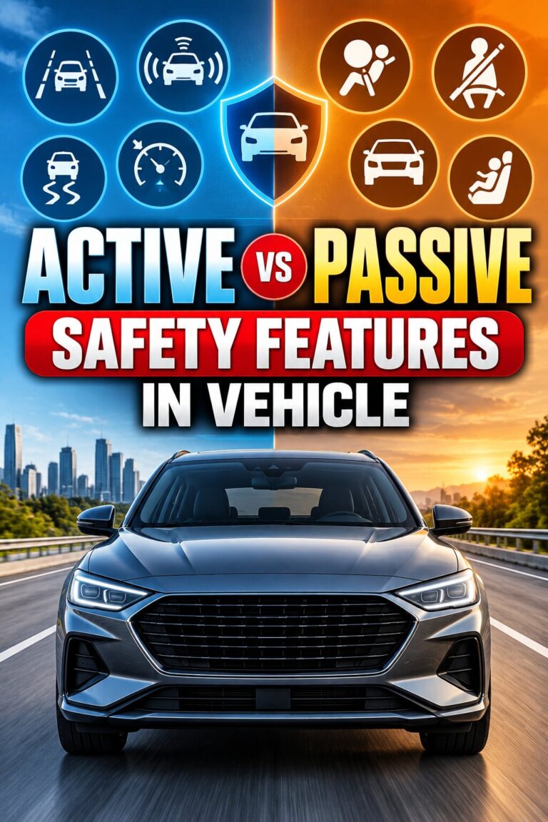 Active vs Passive Safety Features In Vehicle: What's the Difference?