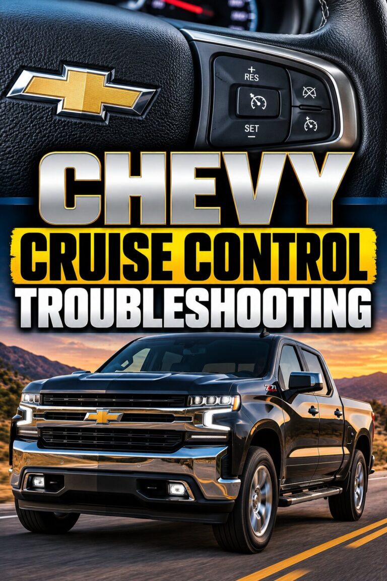 Chevy Cruise Control Troubleshooting