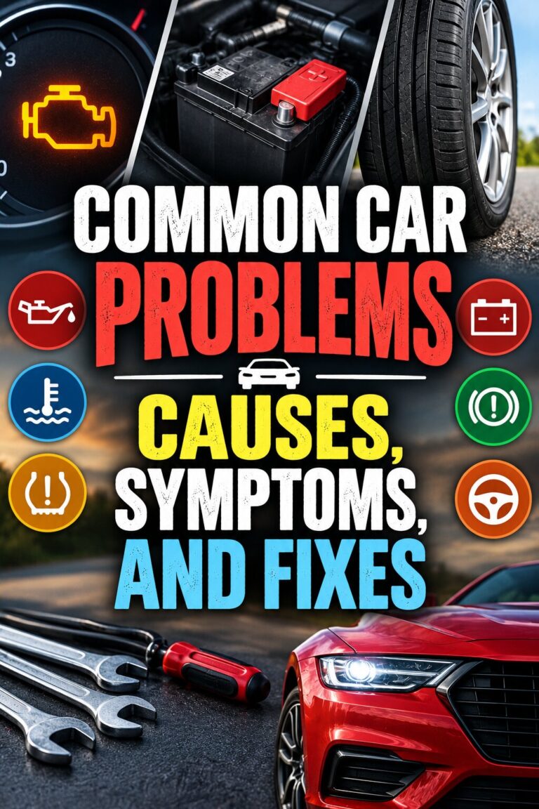 Common Car Problems: Causes, Symptoms, and Fixes