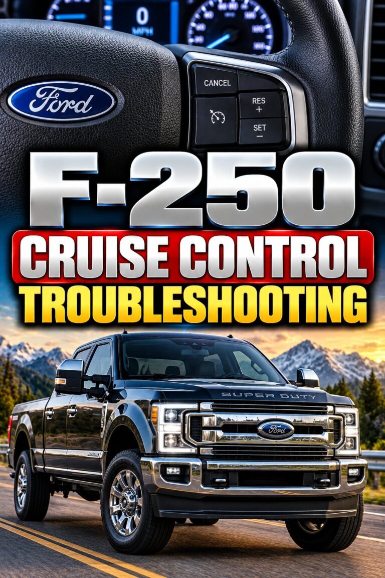 F-250 Cruise Control Troubleshooting: Model-Specific Solutions