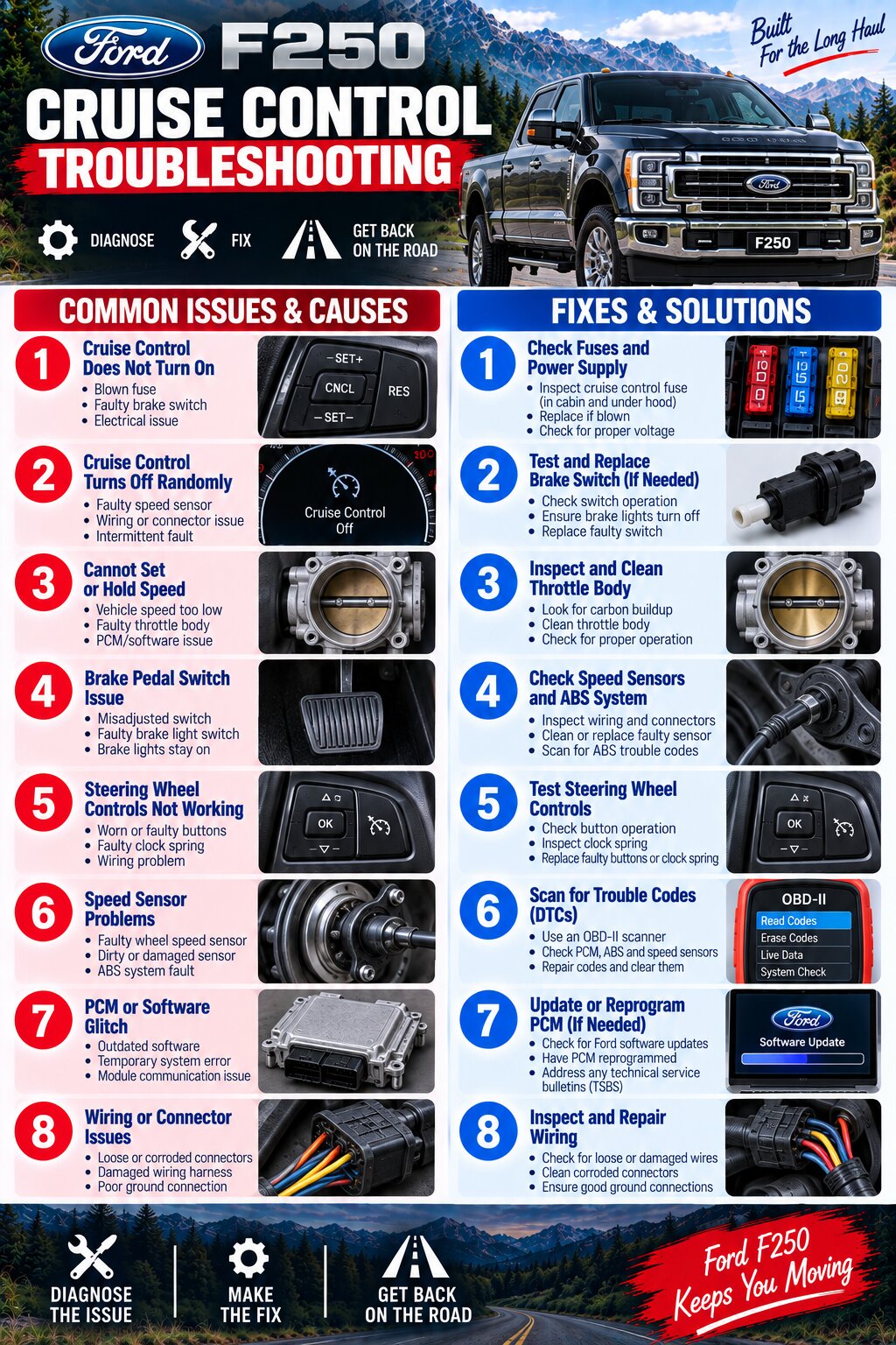 F-250 Cruise Control Troubleshooting: Model-Specific Solutions