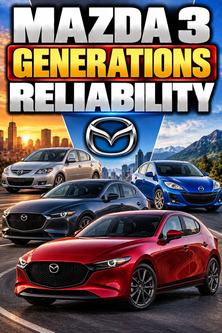 Mazda 3 Generations Reliability: Best and Worst Sedan Years?