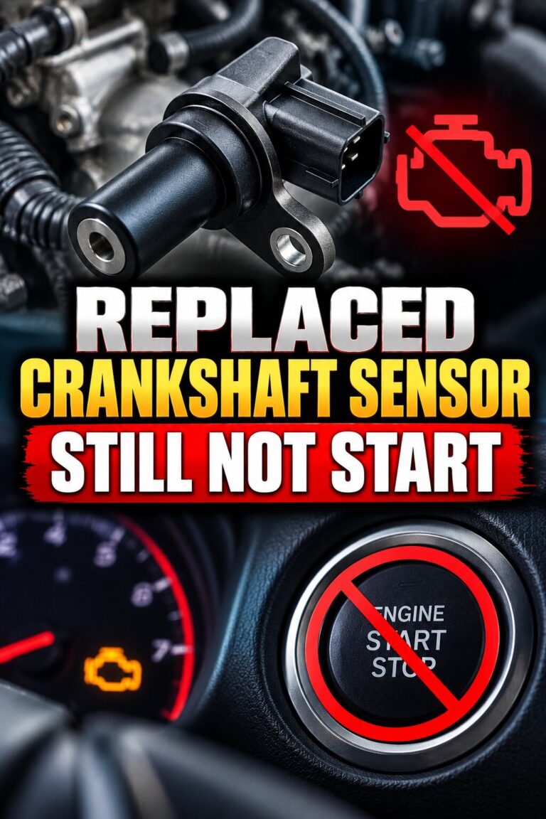 Replaced Crankshaft Sensor Still Not Start: Causes, Diagnosis, and Fixes