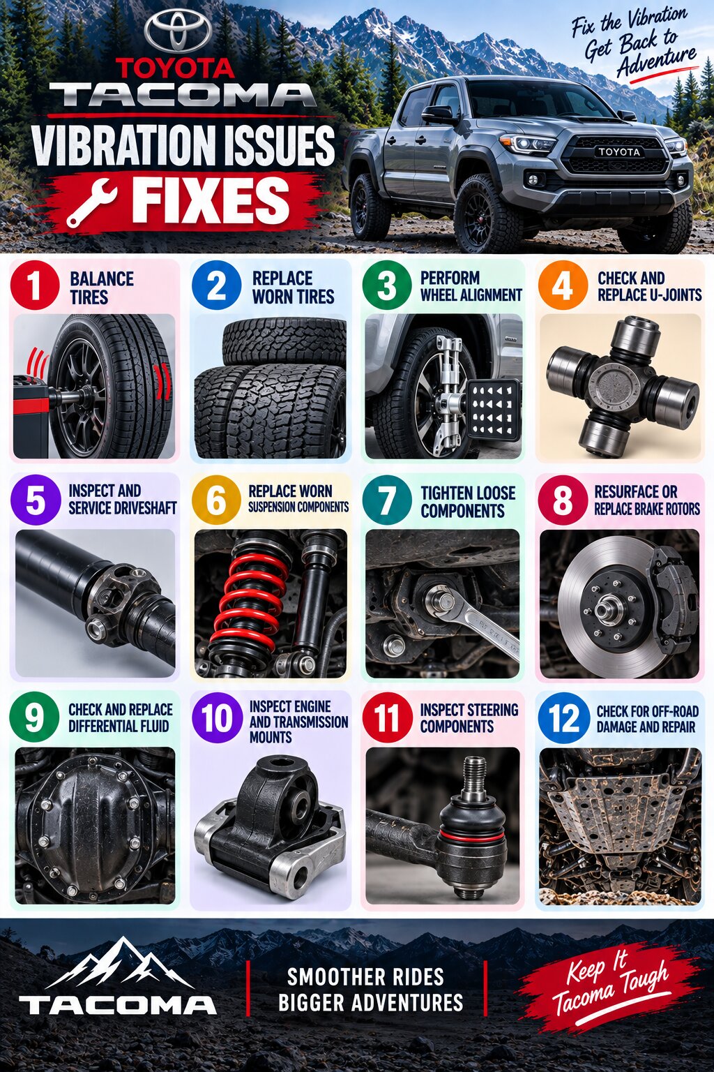 Toyota Tacoma Vibration Issues Fixes