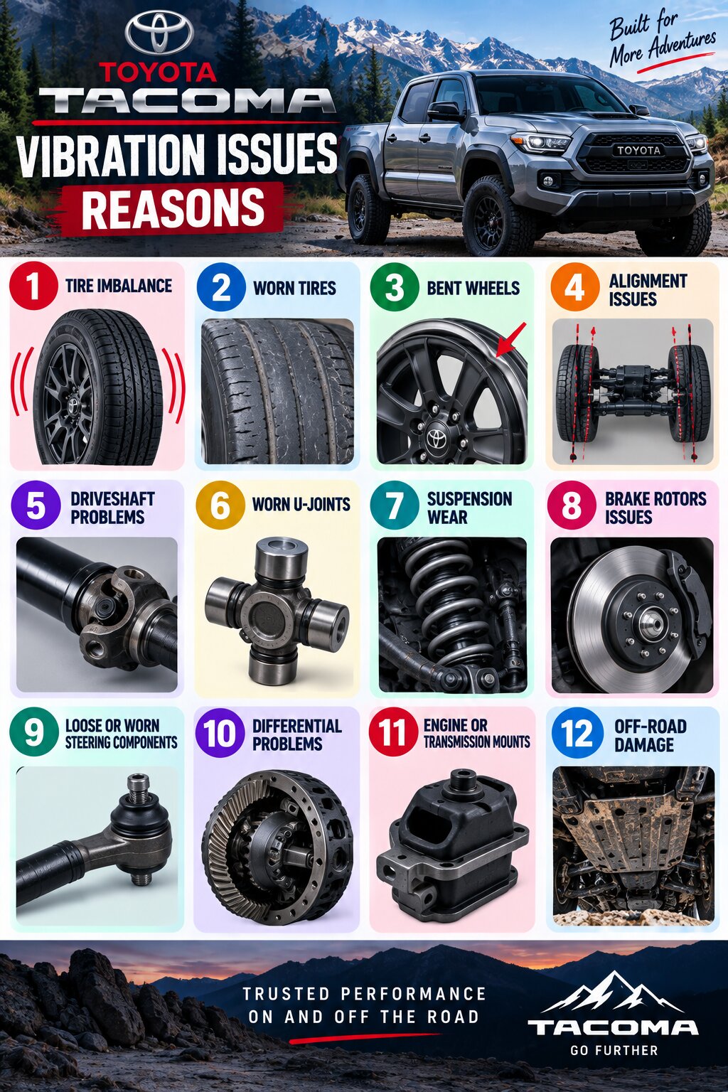 Toyota Tacoma Vibration Issues Reasons