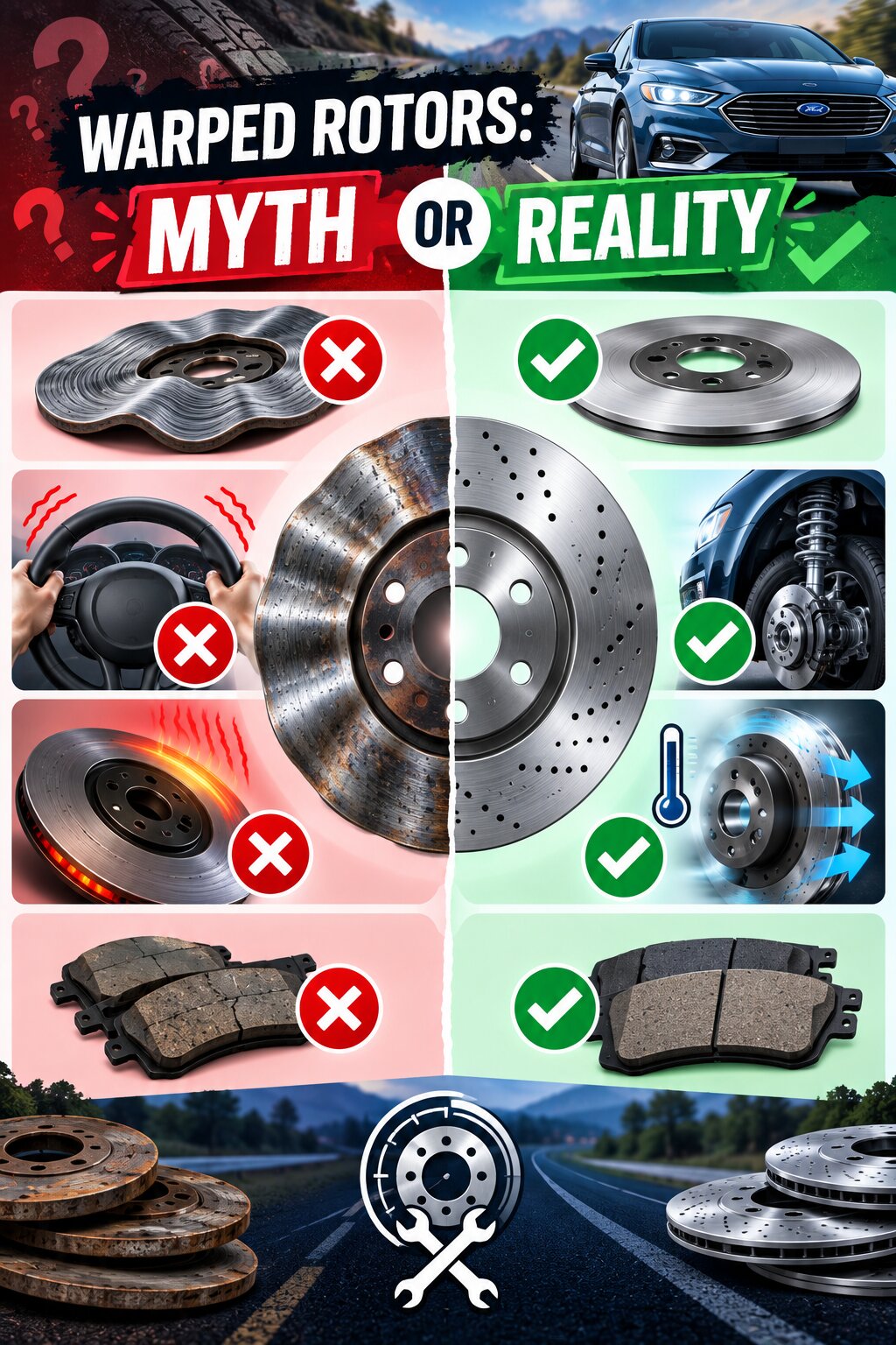 Warped Rotors: Can It Happen?